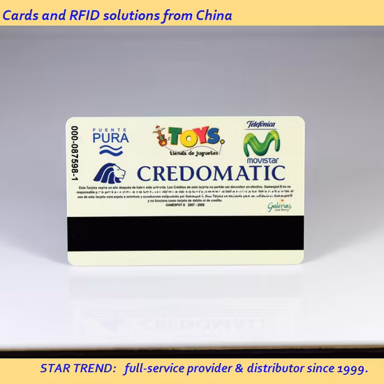 Mitgliedskarte aus PVC mit Lok-Magnetstreifen (ISO 7811)