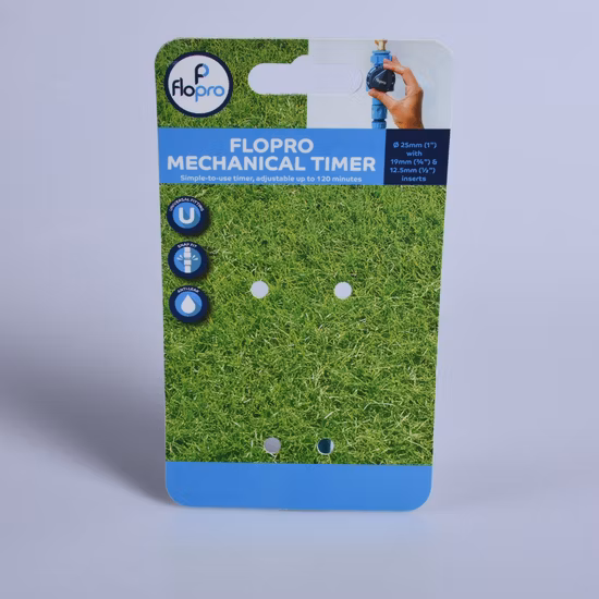 Individuell bedruckte, hängende Kunststoff-PP/PVC-Kopfkarte für Verpackungen