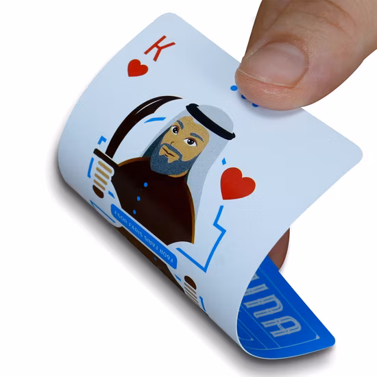 Maßgeschneiderte Luxus-Spielkarten aus 100 % wasserdichtem PVC aus wasserdichtem Kunststoff