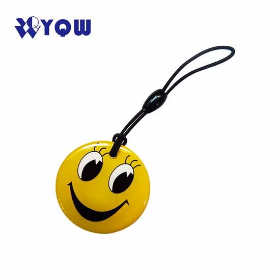 Benutzerdefiniertes Logo, wasserfest, passiv, HF, 13,56 MHz, N213, Epoxidharz-Schlüsselanhänger, NFC-RFID-Schlüsselanhänger